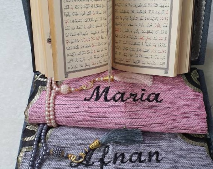 Personalizing Wedding Birthday Anniversary Graduation Nikaah Registry Bride | Islamic Gift Set Quran | Hajj Umrah | Personalised  Eid Gift