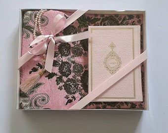 Ramadan Mubarak Quran Gift Set | Islamic gift | Eid Mubarak | Qur'an Al-Kareem | Umrah Hajj Mubarak Mother's day, Customized Gift for Nanny