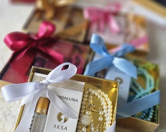 Islamic Essence tasbeeh set, Eid Ramadan Oud Attar Oil, Tasbih Prayer Beads, muslim scents