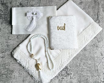 Islamic Gift Set: Yaseen Book, Tasbeh, Hijab - Ramadan Eid Gift