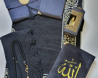 Mum Black Kaaba Set | Eid Hajj Ramadan Set| Islamic Gift | Personalized Gift | Luxury Father's | Wedding Nikaah Couples Gift | Quran Sets