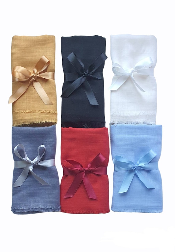 Cotton Viscose Hijab: Soft Maxi Shawl with Fringes