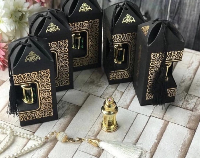 Muslim Non Alcohol Essence 100% Pure 3ML Oil Attar Perfume Buhara gold series  MİSK-EL KABE.