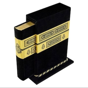 Velvet Luxury Quran Book with gift Box, Luxury Islamic gift, Birthday, Islamic Wedding Gift Prayer Gift Set, Muslim  Mothers Fathers Sister