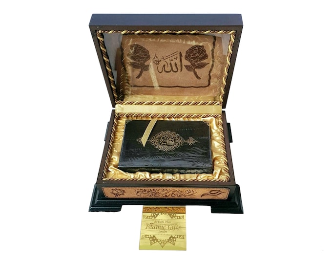 Wooden Boxed Qur'an Gift | Quran Gift Box | Eid Gift | Islamic Gift | Gift for Muslim | Islamic Wedding | Ramadan Kareem | Gift for  Mum