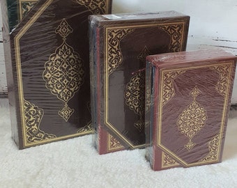 Bookrest Size 30-Juz-in Five Volume Qur'an Al-Kareem | Quran Book | Muslim Book | Islamic Book | Gifts for Muslim | Big Size Quran | Prayer