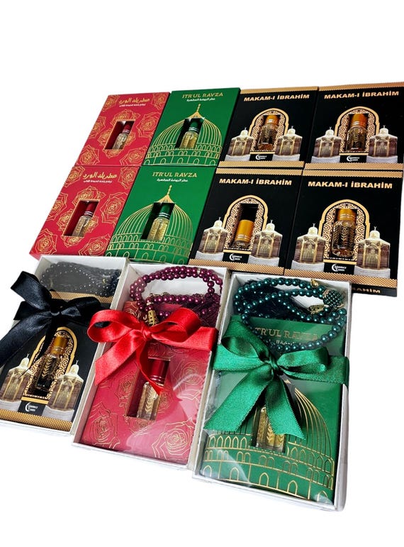 Islamic Essence tasbeeh set, Eid Ramadan Oud Attar Oil, Tasbih Prayer Beads, muslim scents