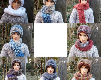 hoed/muts en sjaal/sjaal, winterkleding voor mannelijke poppen zoals Ken