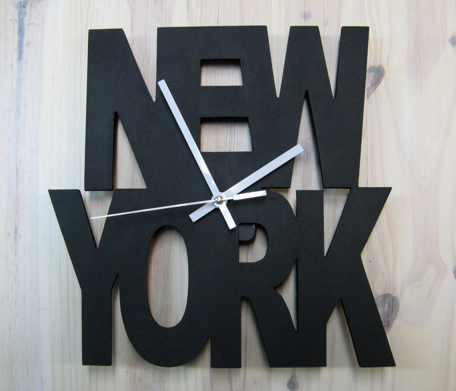 NEW YORK Clock, Original Wall Clock. Personalized Clock for Home