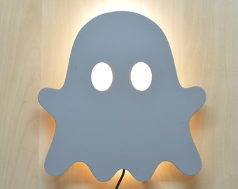 Lampe pour Enfants, Ghost Wall Art, Décoration de bébé, Décor Personnalisé pour Enfants, Eclairage pour Enfants, veilleuse pour enfants