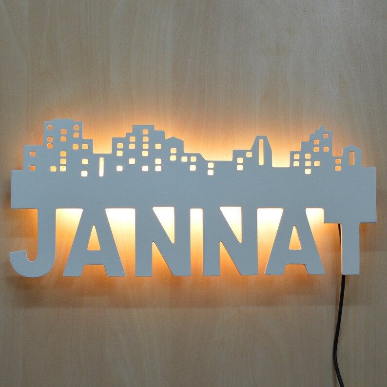 Wall lamp, children's lamp to room decor, personalized lamp for nursery decor, personalized night light for babies, nursery lamp. image 3