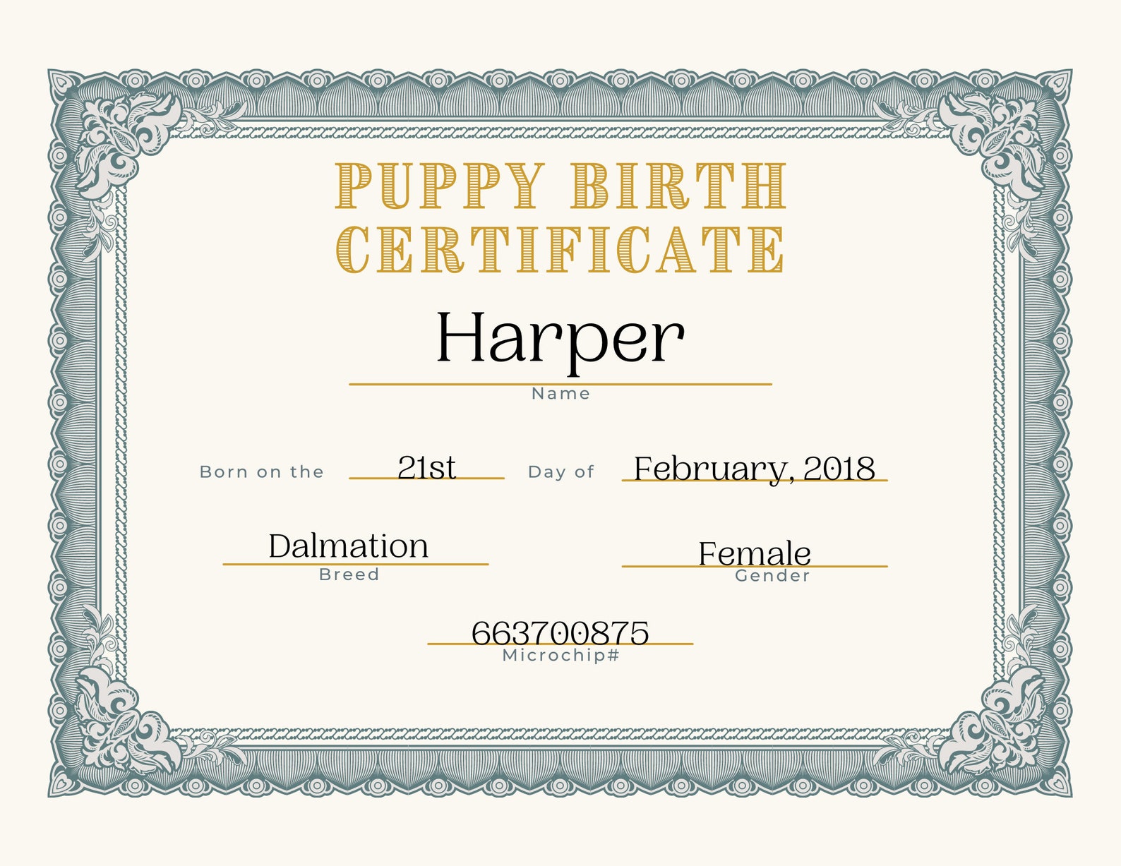 dog-birth-certificate-template-editable-9-designs-free-fresh