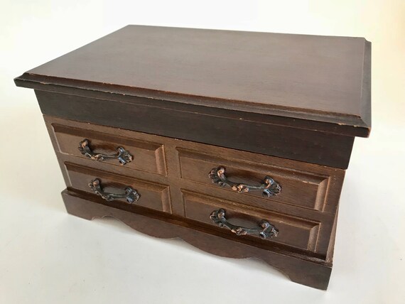 Almacenaje Y Organizacion Speak Softly Love Music Wood Jewelry Box