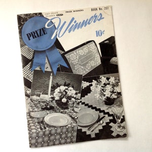 Digital Download - PRIZE WINNERS - Vintage Coats and Clark&#39;s Book No. 257 - Crochet Patterns 1949