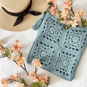 Camden Crossbody Bag | Crochet Bag Pattern | Crochet Granny Square | Granny Square Bag | Gift Ideas | Crochet Pattern PDF | Boho Bag Idea