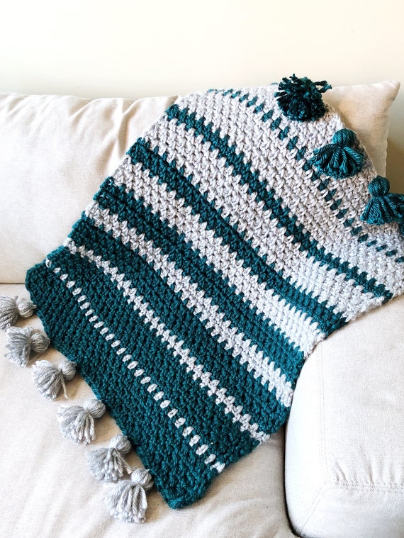 Tassel baby blanket hotsell
