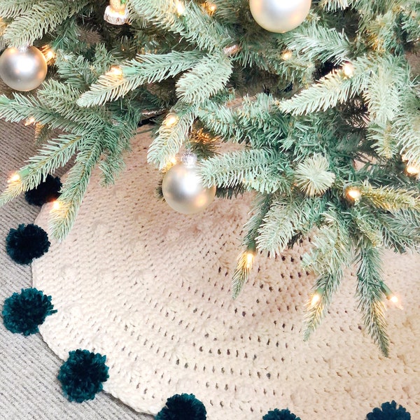 The Bauble Christmas Tree Skirt Collection | PDF | Crochet Tree Skirt | Christmas Tree Skirt | Crochet Christmas Pattern | Mini Tree Skirt