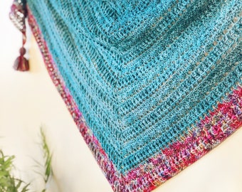 Pisces Shawl | Crochet Pattern PDF | Crochet Shawl | Crochet Wrap | Crochet Triangle Scarf | Triangle Shawl | Shawl Pattern | Scarf Pattern