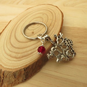 Cimaruta key Ring Witches Protection from the Evil Eye, Good Luck Charm Italian Stregheria Italian-American folk Magic