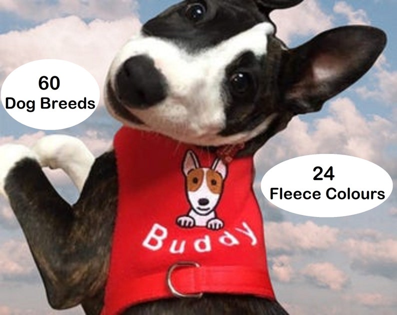 Dog Harness No Rub Under Front Legs Made to Measure Soft Dog Etsy