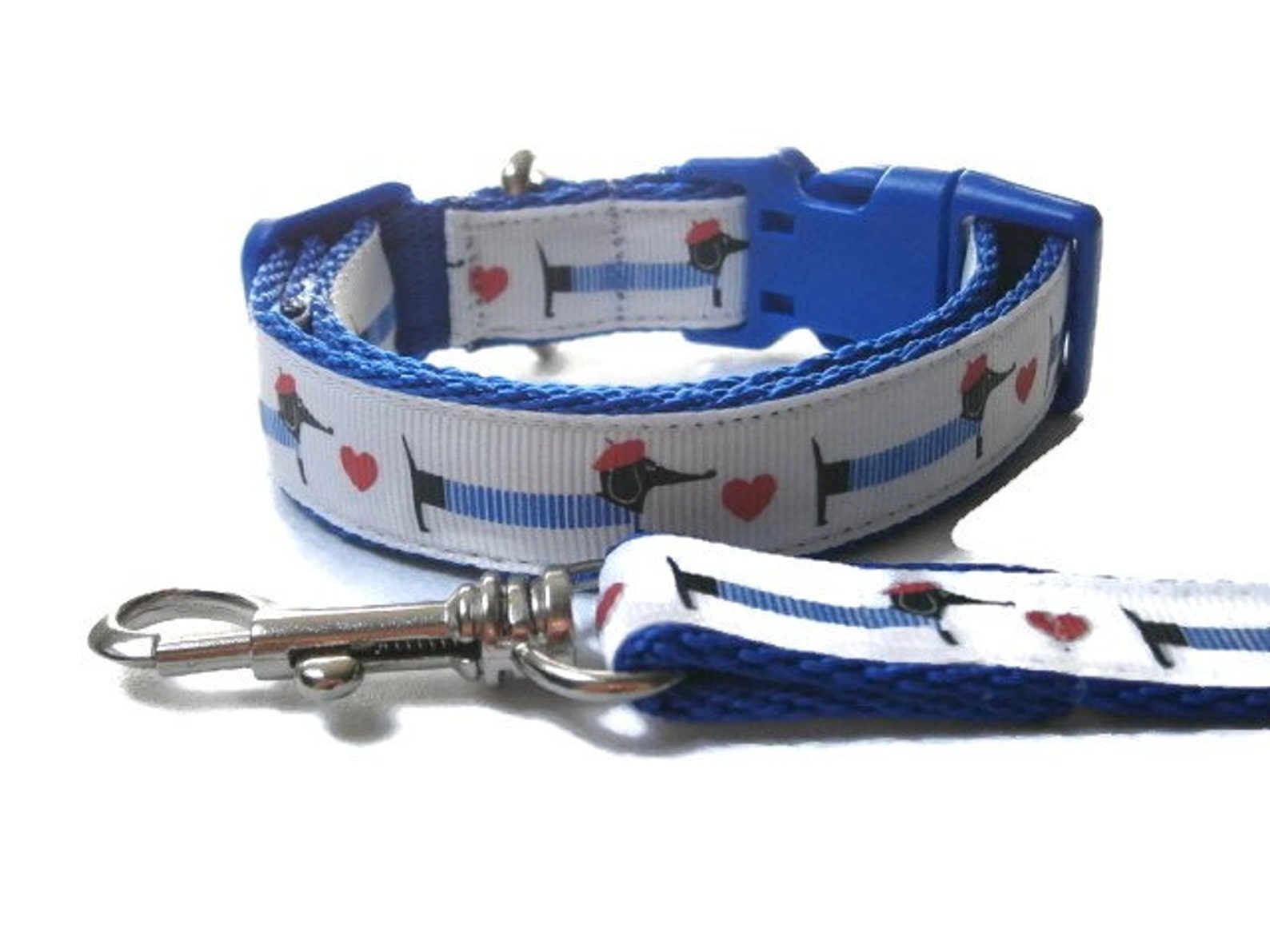 Dachshunds Dog Collar and Lead Adjustable Dog Collar Etsy