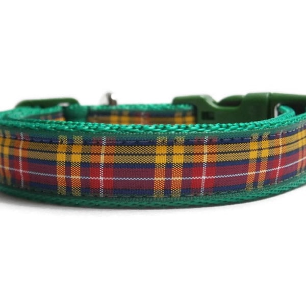 Dog Collar Plaid Etsy