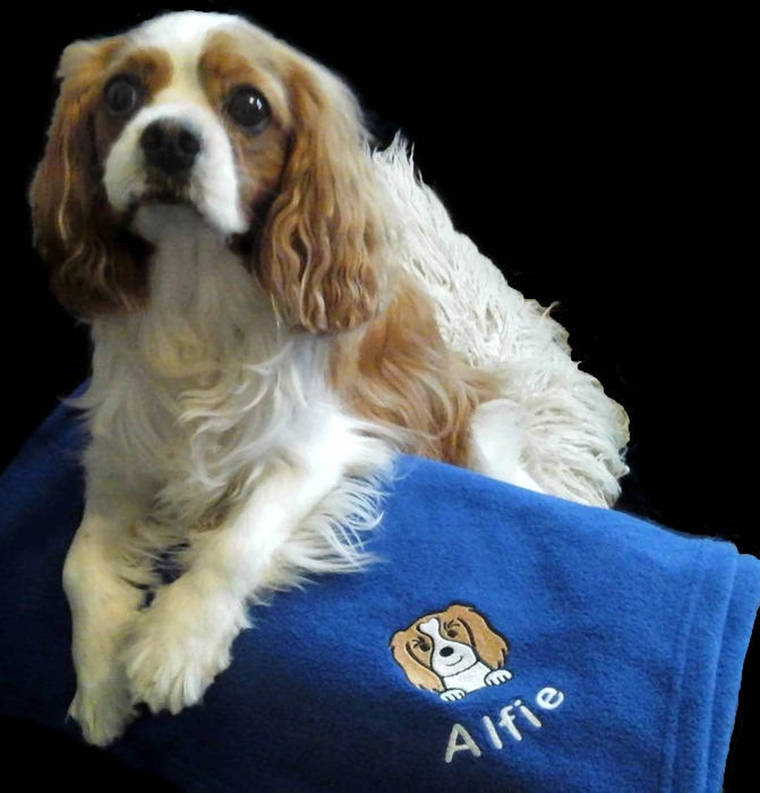 Personalised Dog Blanket Fleece Pet Blanket 50 Breeds of Dog Etsy