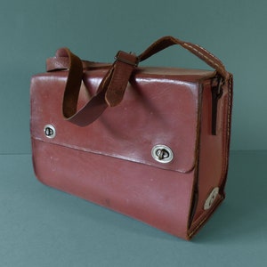 Antique Medicine Leather Pouch -   Military Doctor Leather Satchel