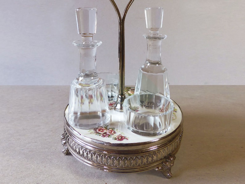 Vintage Oil and Vinegar TableSet Oil Vinegar Cruet Etsy