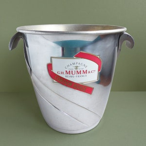 Vintage französischer Art Deco Champagnerkübel - Kühler - G.H MUMM