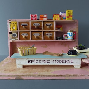 Tienda de muñecas antiguas - Epicerie - Juguetería de los años 40