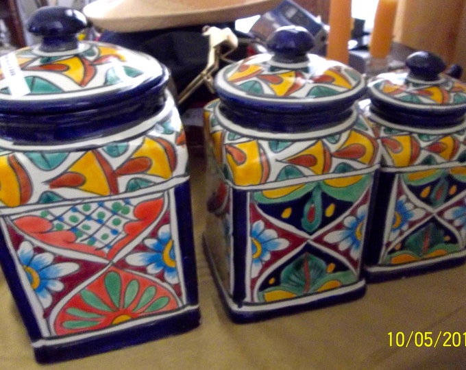 Kitchen Canisters Handmade in Mexico. Cheer up Your Kitchen Etsy