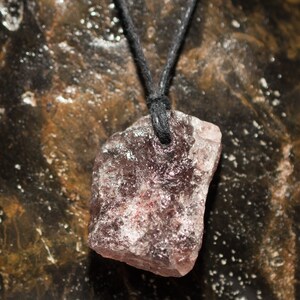 Cherry Tanzurine Pendant Tanzania Rare African Crystal Tanzurine pendant