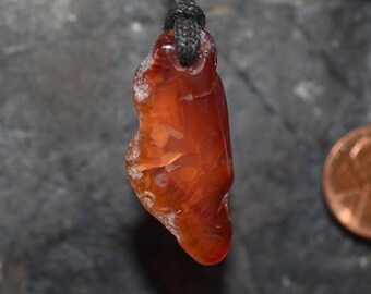 Carnelian Pendant - Etsy
