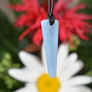 DUMORTIERITE in QUARTZ Pendant Bead Necklace   ,Pendant Men&#39;s Pendant,Unisex Pendant