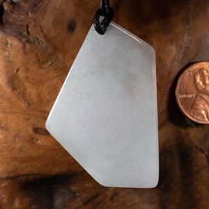 Burmese Jade Pendant with 20 inch sterling silver chain Jadeite Burma Myanmar  Pendant ,Jade pendant , Jade Bead pendant