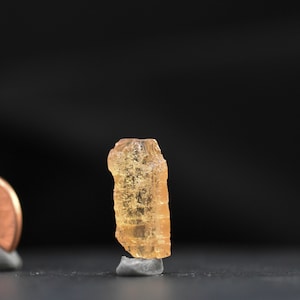 Topas Natural Golden Orange IMPERIAL Topaz Terminated Crystal - Ouro Preto, Minas Gerais, Brasilien