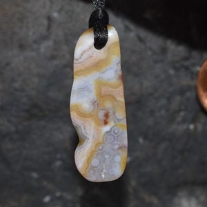 Ocean Jasper small Stone Pendant Grade AAA Ocean Jasper Pendant  Polished Ocean Jasper Pendant  Orbicular Jasper