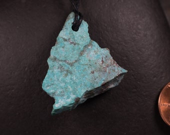 Colgante de crisocola, piedra de collar de piedra natural de crisocola