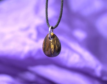 Tiger iron pendant Tigereye Necklace, Crystal Necklace tiger iron Pendant Pietersite Pendant Crystal pendant Bead