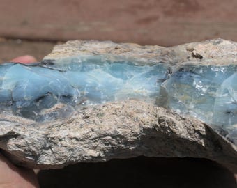 Peruvian Blue Opal rough  Beautiful Sky Blue Rough Opal ,Andean Blue Opal Meditation Stone,Healing Stone