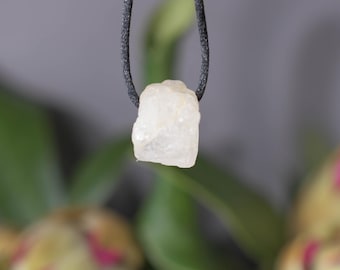 Phenakite Crystal Pendant, Gemstone Necklace, Nigerian Stone