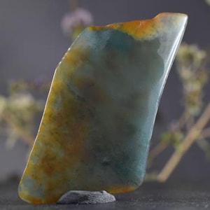 Blue Green  Jadeite Jade  Guatemalan Guatemala  Rough Specimen Slab Jade