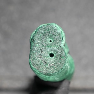 Malachite stalactite gem stone specimen rough