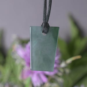 Jade Pendant Jadeite Guatemalan 100% Natural Pendant ,Jade pendant mat finish, Jade Bead pendant