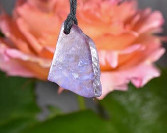 Purple Jade Pendant Jadeite Turkey Natural Pendant ,Handcut and polished Jade pendant ,Hand carved  Jade Bead pendant