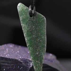 Emerald Tanzurine Pendant Tanzania Rare African Crystal Tanzurine pendant