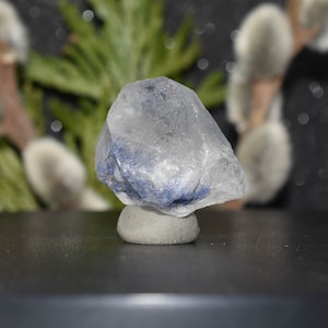Rare Dumortierite Included Quartz Crystal - Brazil