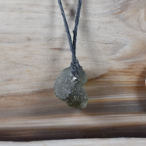 Moldavite Pendant , tektite Green meteorite necklace Moldavite Necklace, Moldavite Crystal pendant