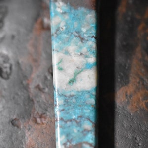 Chrysocolla Pendant,Chrysocolla Natural Polished Matte Finish Stone Necklace Stone